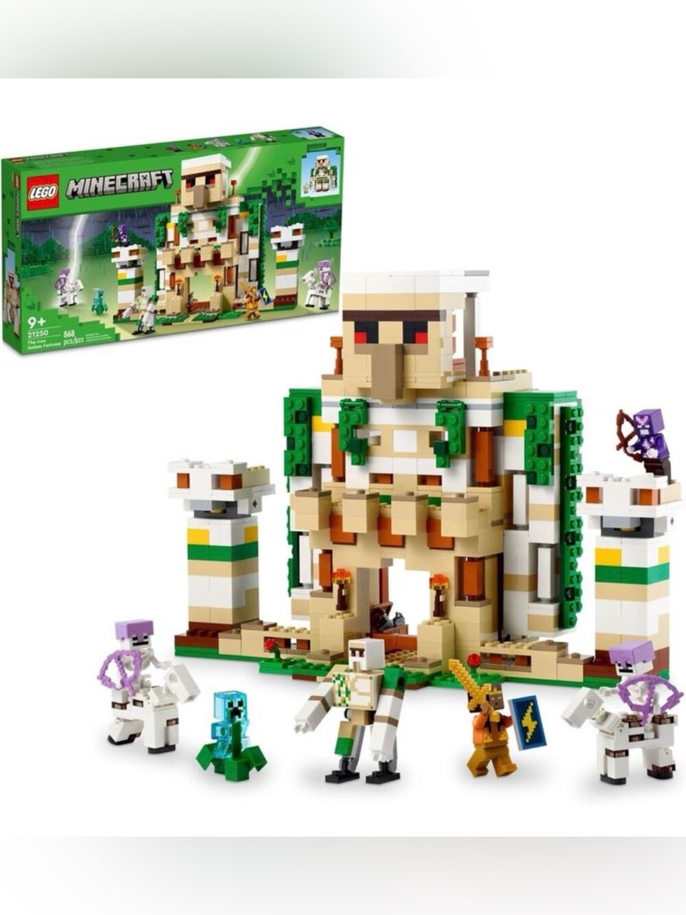 LEGO Minecraft: The Iron Golem Fortress (21250) Brand New (READ DESC & SEE PICS)